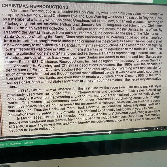 Christmas Reproductions I 1885 Kris Kringle #8436 I Memories of Santa Ornament - Picture 16 of 16